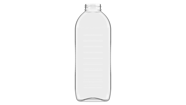 butelka PET plastikowa 1000ml owalna transparentna
