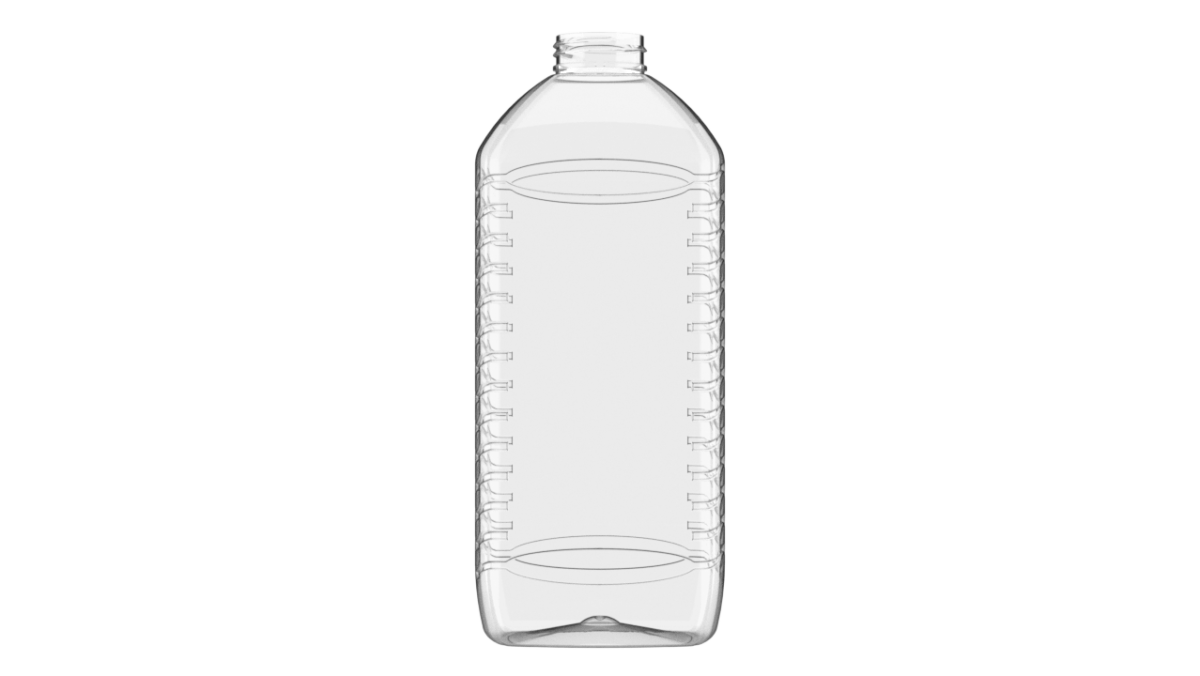 butelka PET plastikowa 2000ml owalna transparentna