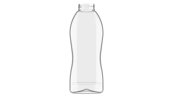 butelka PET plastikowa 750ml owalna transparentna