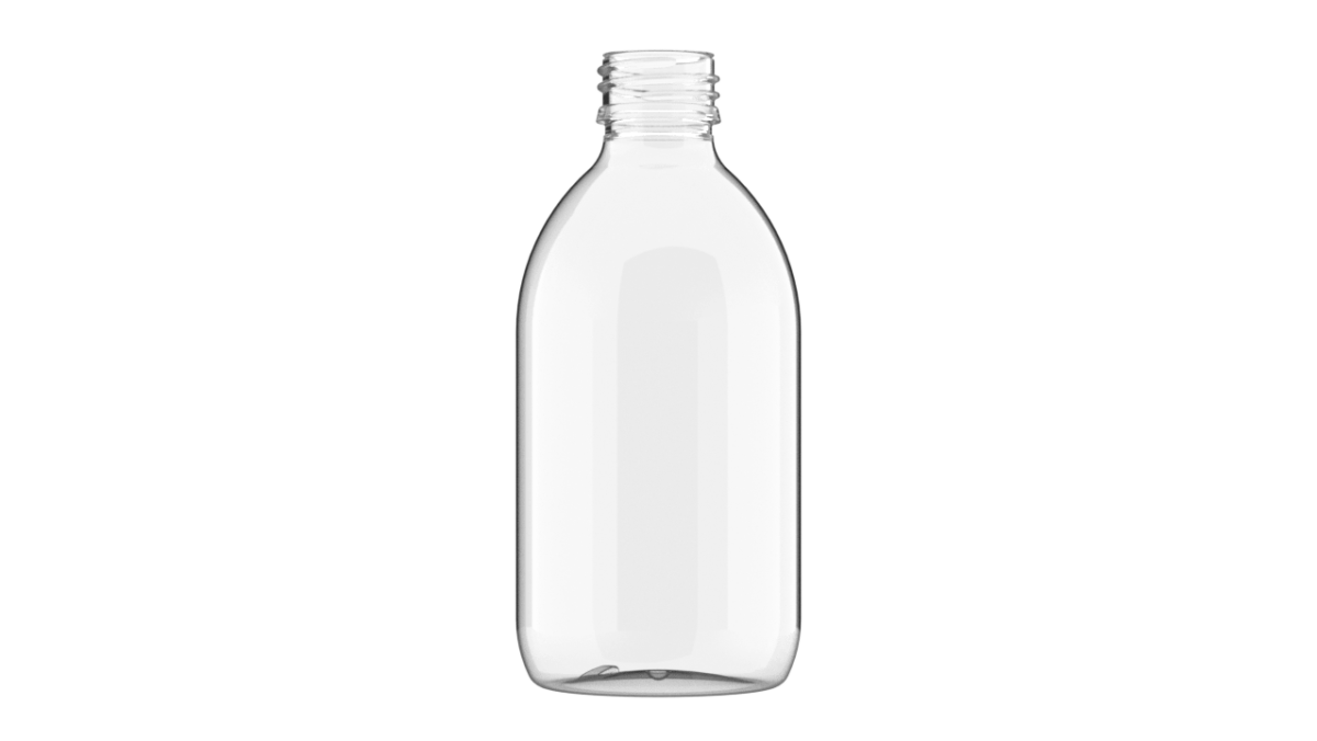 butelka PET plastikowa 300ml okrągła transparentna Producent opakowań butelek słoików zamknięć