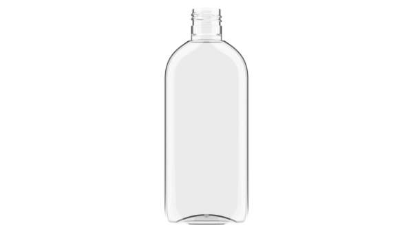 butelka PET plastikowa 250ml owalna transparentna