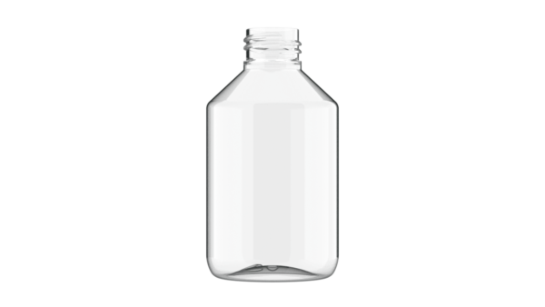 butelka PET plastikowa 150ml okrągła transparentna