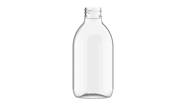 butelka PET plastikowa 300ml owalna transparentna